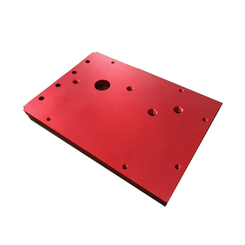 Customized Precision CNC Red Aluminum Shell With Anodized Surface Treatment. best
