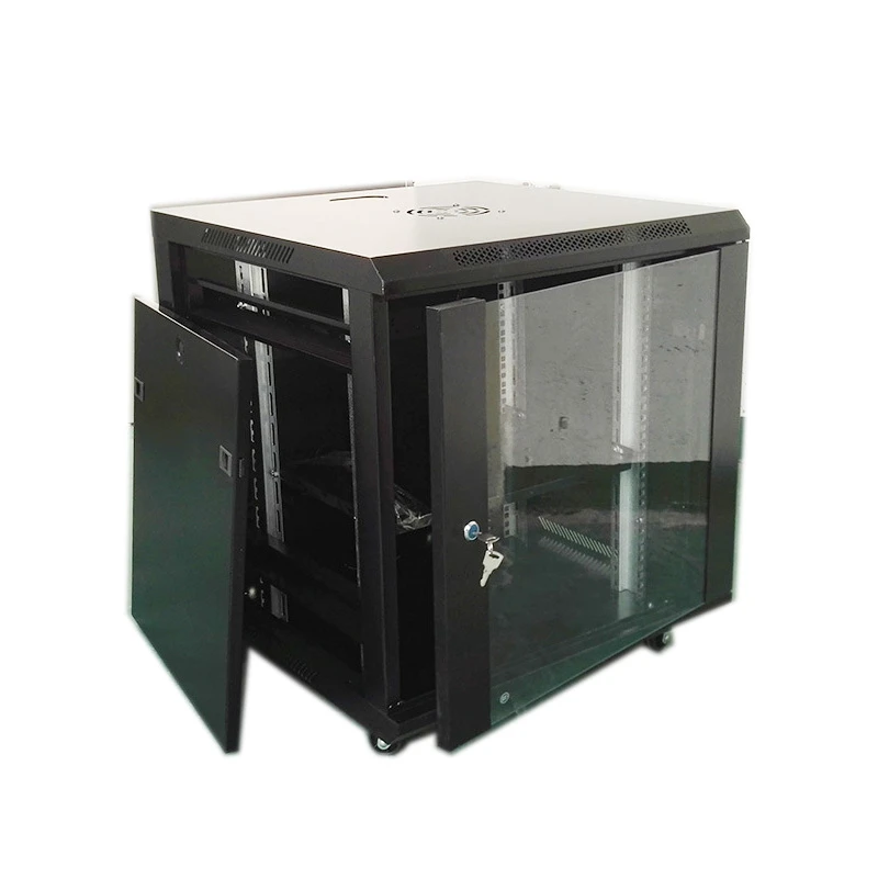 19-inch Standard Cabinet Floor-standing Audio Amplifier KTV Monitoring Server Switch Box 12U Network Cabinet