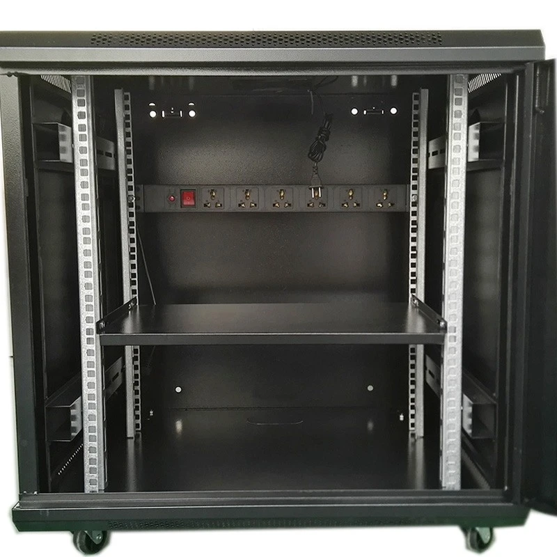 19-inch Standard Cabinet Floor-standing Audio Amplifier KTV Monitoring Server Switch Box 12U Network Cabinet